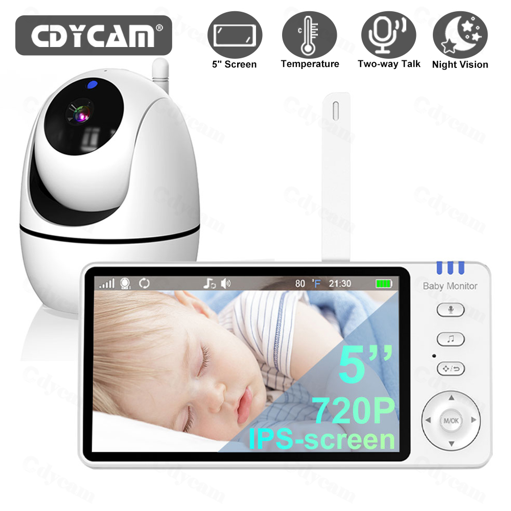 Home Cinema Wireless - 5'' Ekranlı, Pan-Tilt-Zoom Özellikli, Gece Görüşlü,