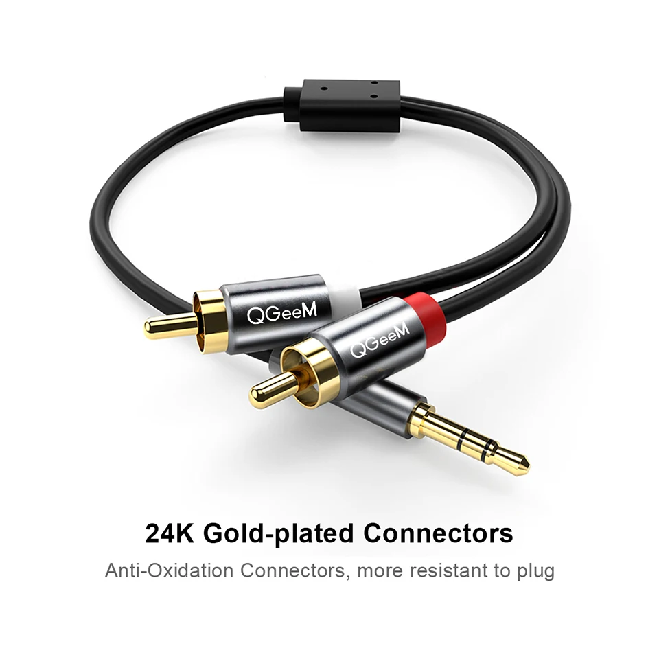 QGeeM RCA Kablosu 2RCA - 3.5mm - Home Cinema Tv incelemesi ve fiyatı